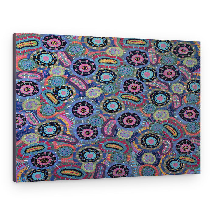 Vibrant Organic Pattern – Canvas Print