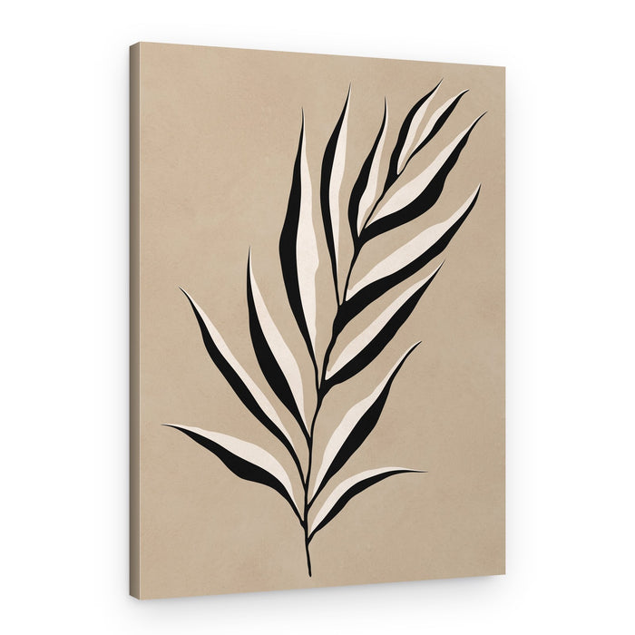 Abstract Palm Leaf – Canvas Print