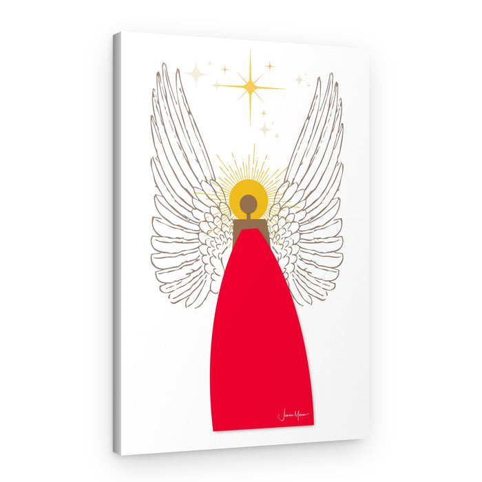 Celestial Christmas Angel – Canvas Print