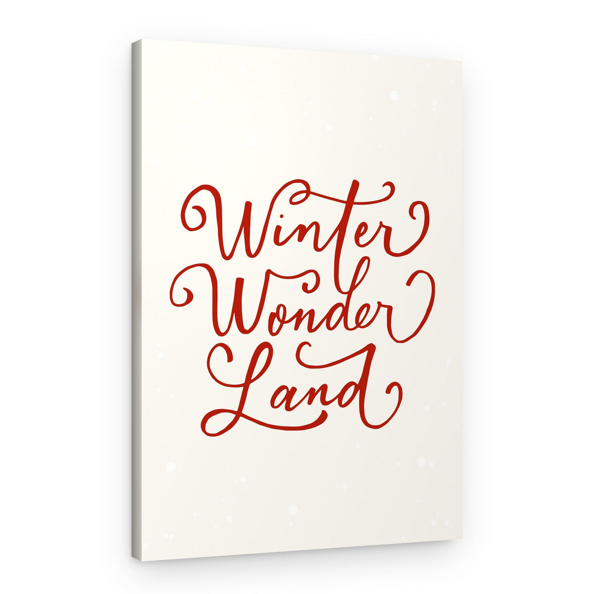 Festive Winter Wonderland – Canvas Print