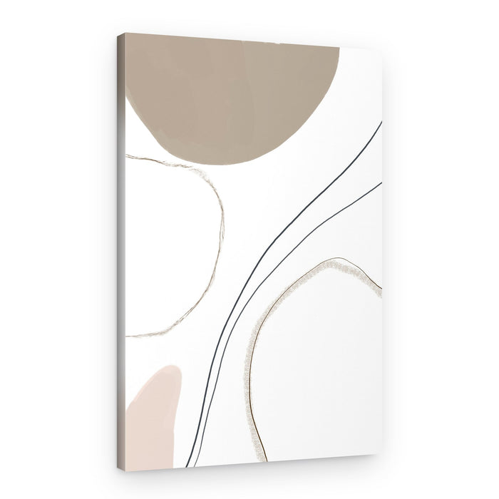 Soft Organic Abstract Shapes – Canvas Print