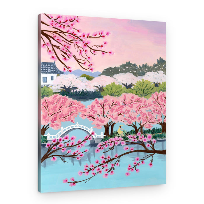 Cherry Blossom Serenity – Canvas Print