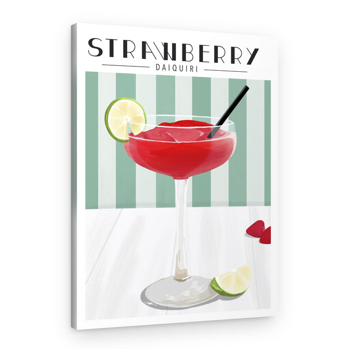 Frozen Strawberry Daiquiri – Canvas Print