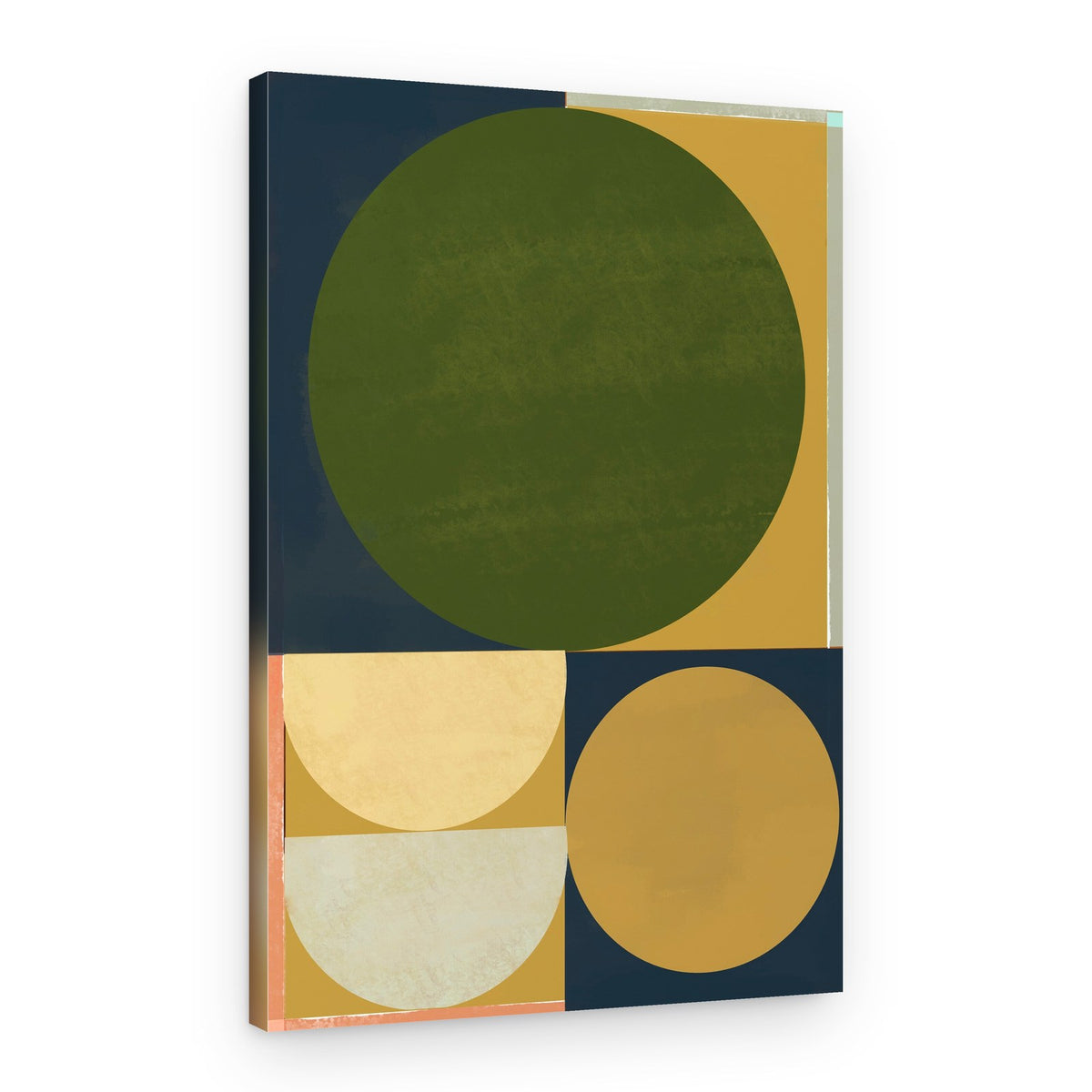 Geometric Color Blocks – Canvas Print