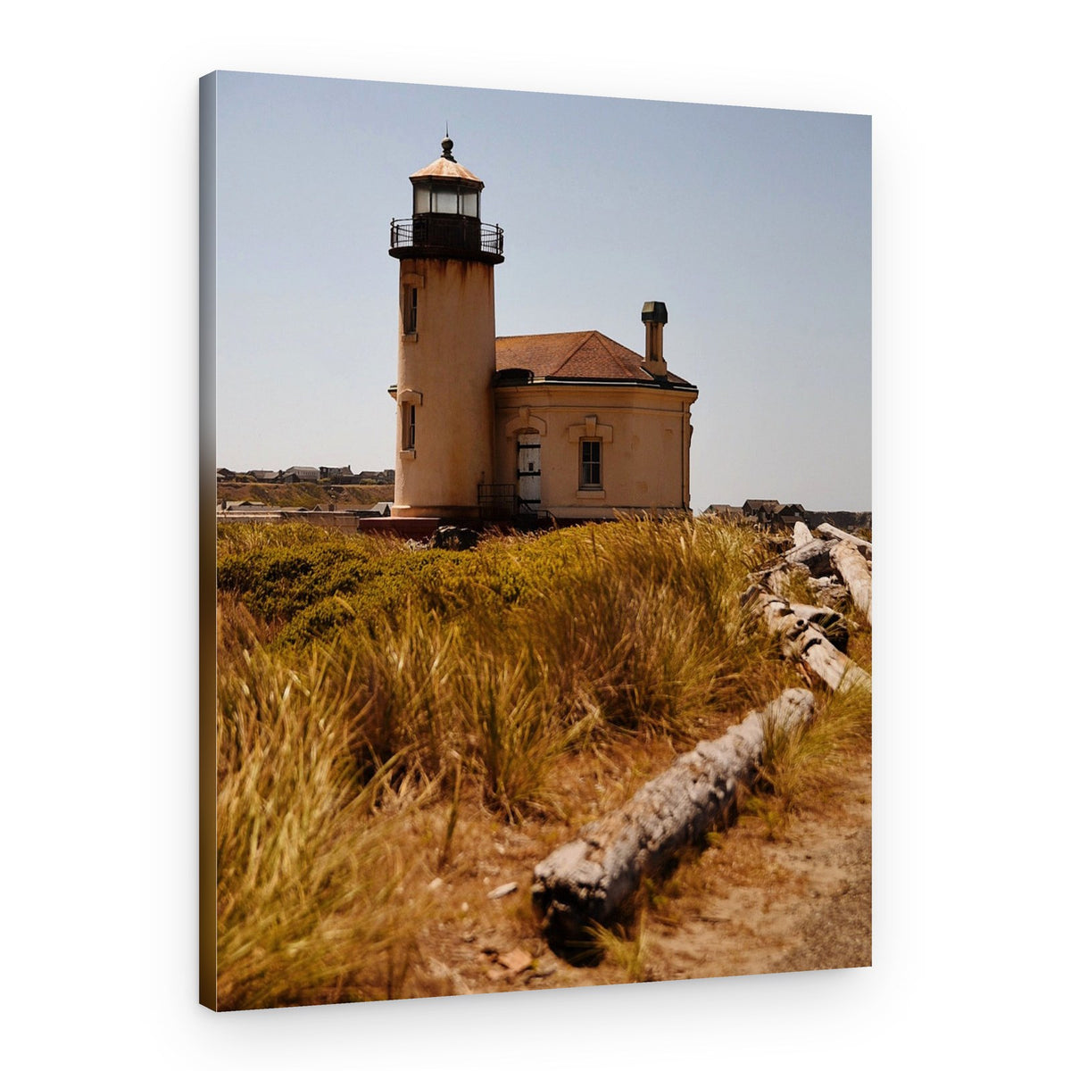 Historic Beach Lighthouse – Canvas Print