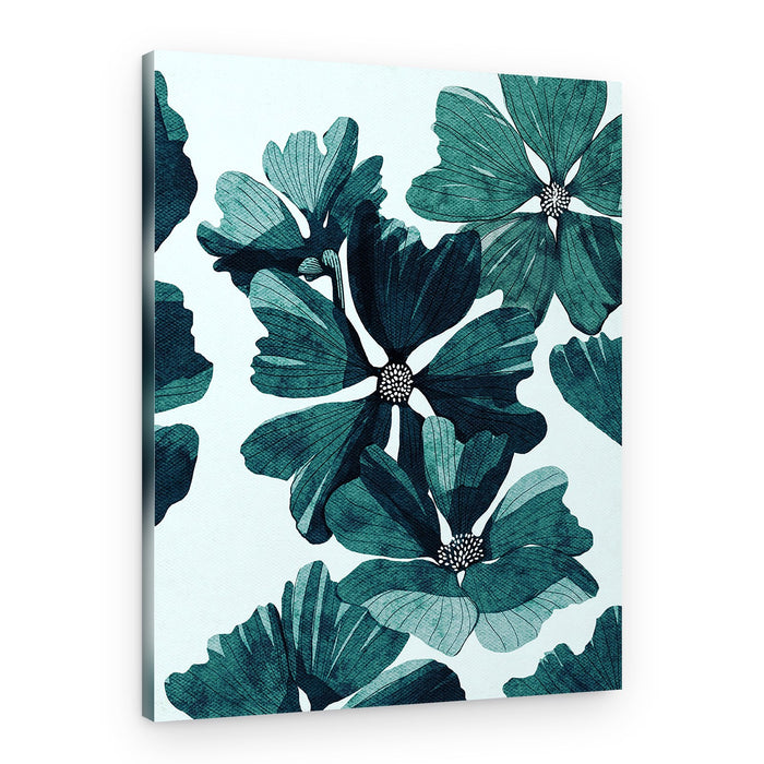 Blue Flowers – Canvas Print