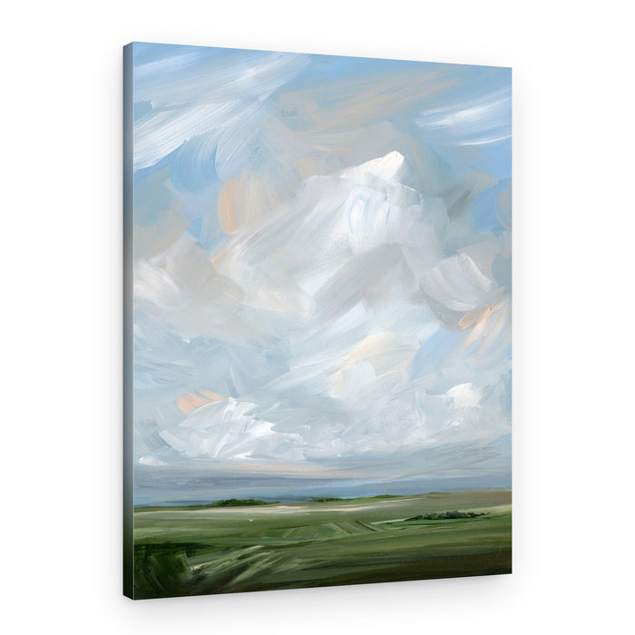 Peaceful Cloudy Landscape – Canvas Print