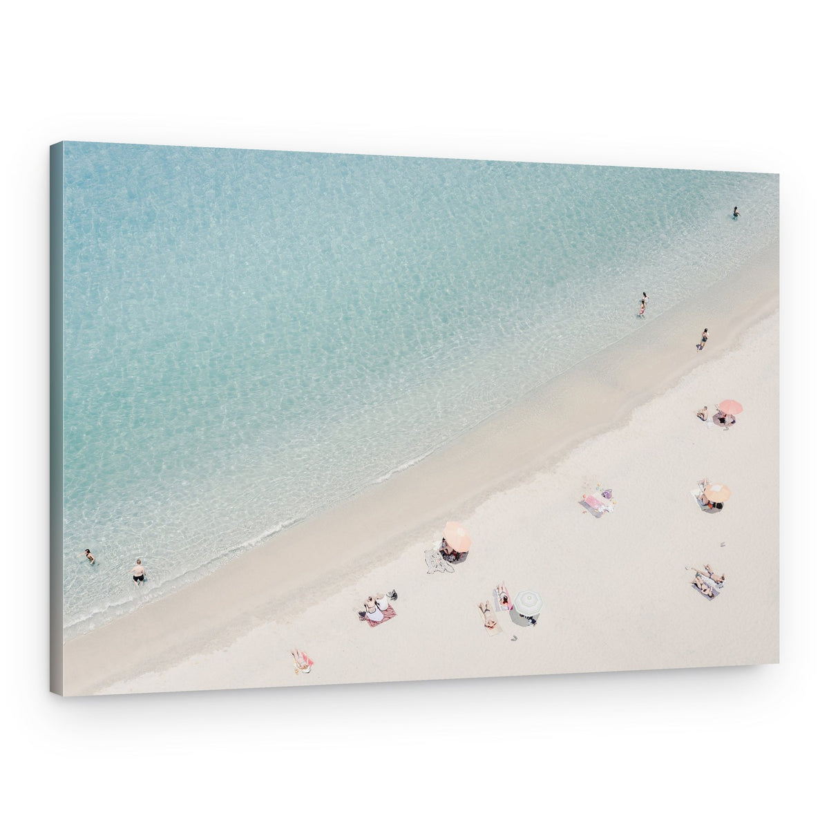 Turquoise Beach Day – Canvas Print
