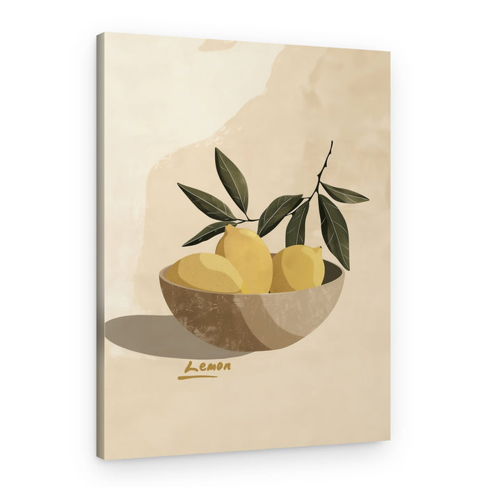 Lemon Harmony – Canvas Print