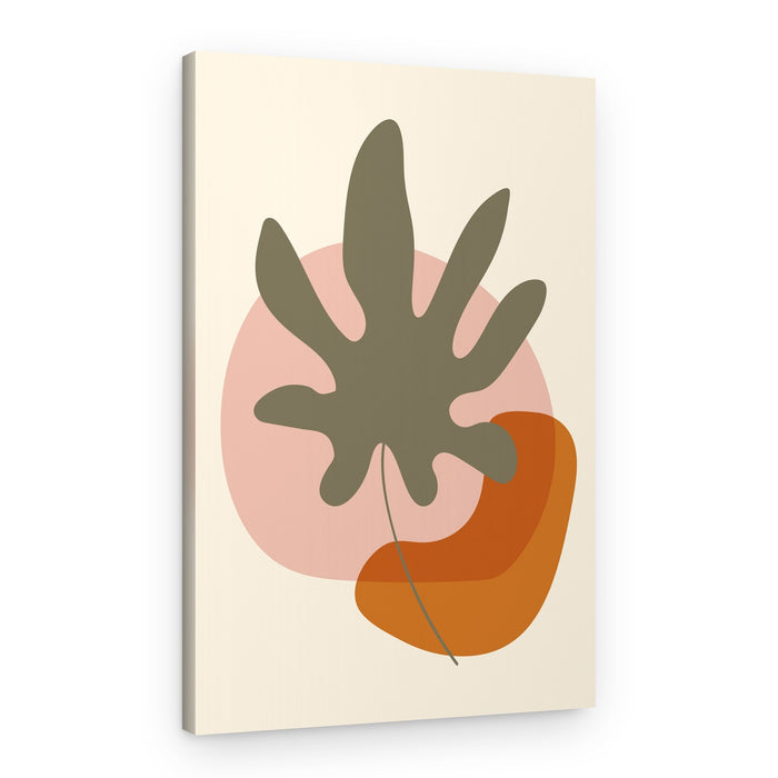 Organic Leaf Shapes – Canvas Print