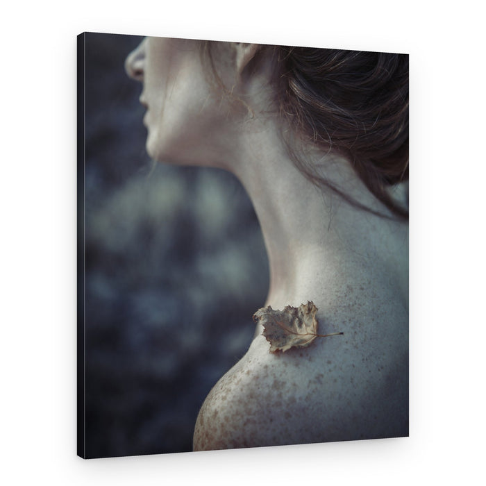 Autumn Leaf Profile – Canvas Print