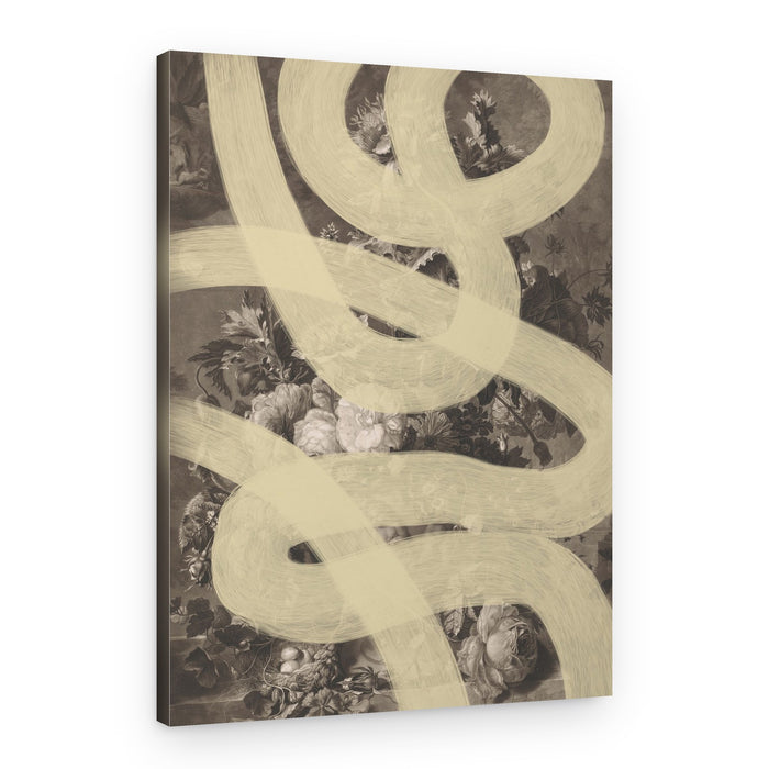 Swirling Botanical Abstract – Canvas Print