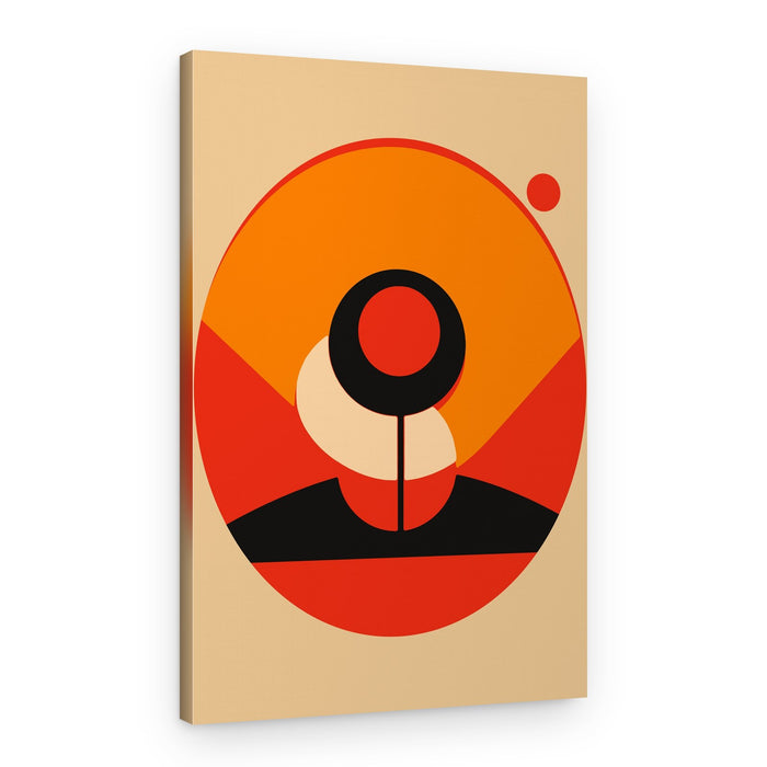 Abstract Warm Figure – Canvas Print