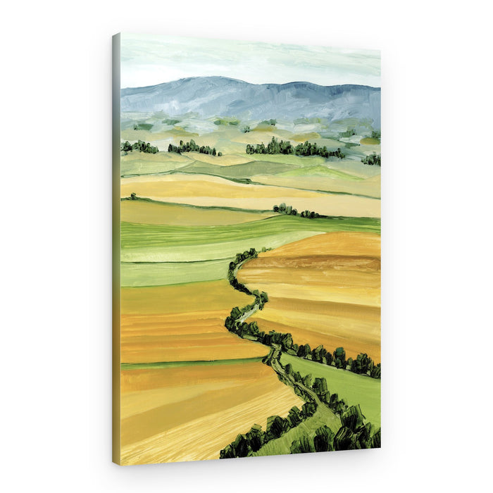 Winding Countryside Road – Canvas Print