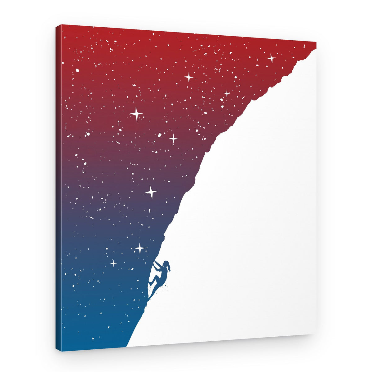 Starry Mountain Climb – Canvas Print