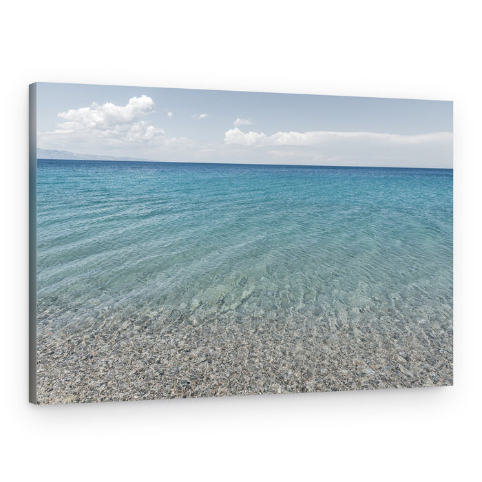 Clear Blue Ocean View – Canvas Print