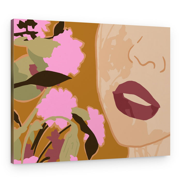 Sensual Floral Bloom – Canvas Print