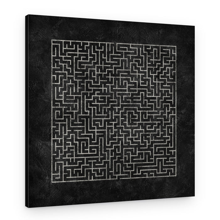 Intricate Maze Challenge – Canvas Print