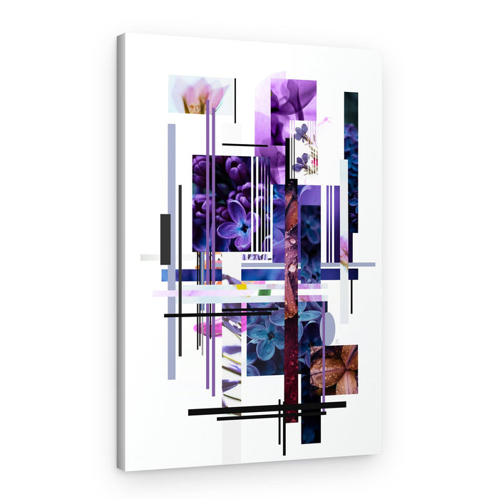 Vibrant Floral Geometry – Canvas Print