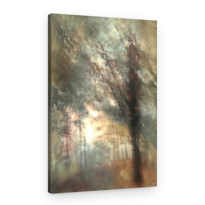 Autumn Forest Glow – Canvas Print