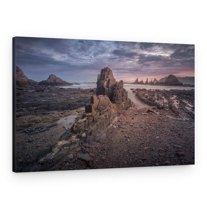 Rocky Coast Twilight – Canvas Print