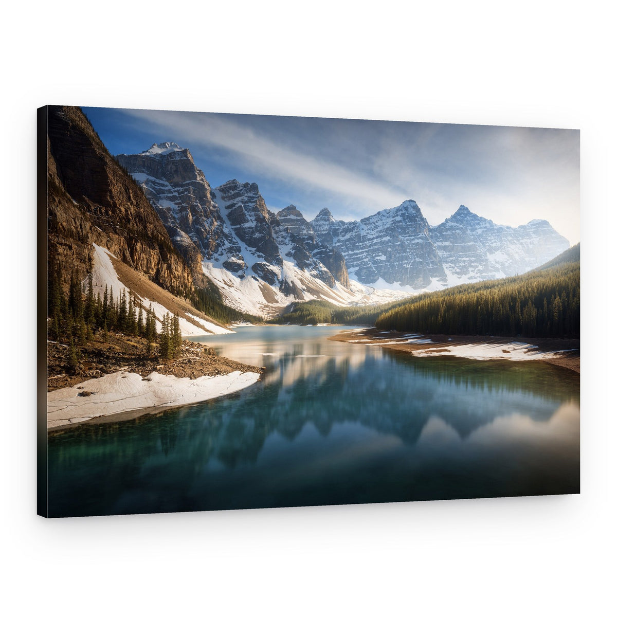 Majestic Mountain Lake – Canvas Print