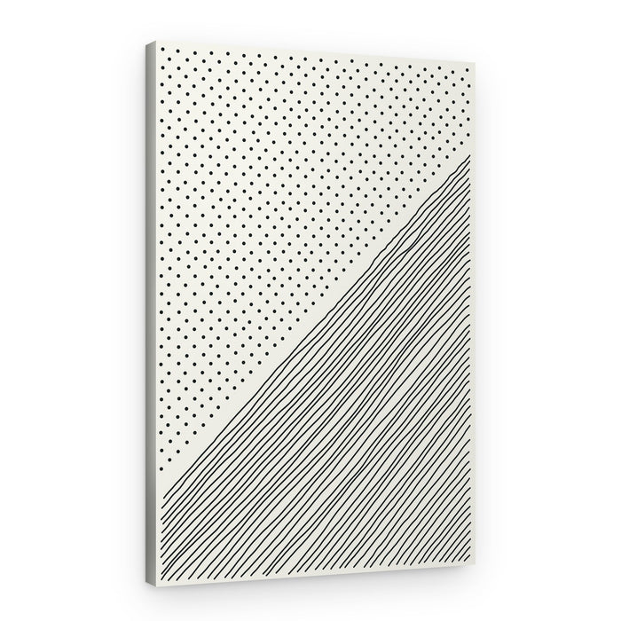 Abstract Dots and Lines – Canvas Print