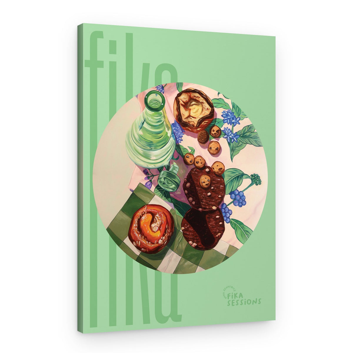 Fika Coffee Break – Canvas Print