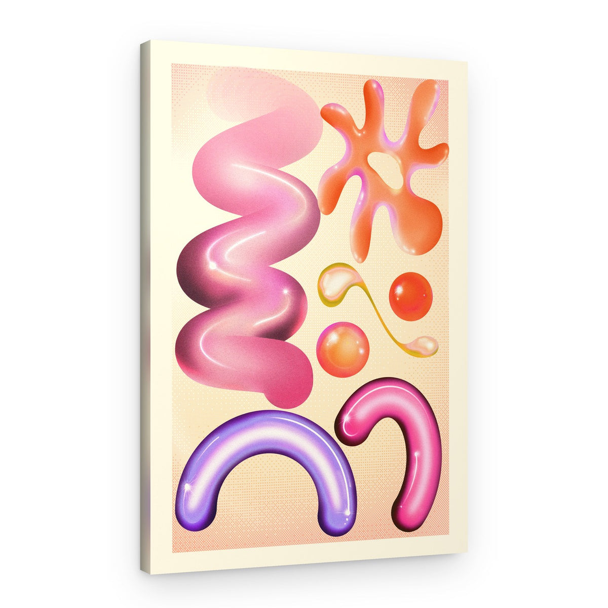 Colorful Sweet Forms – Canvas Print