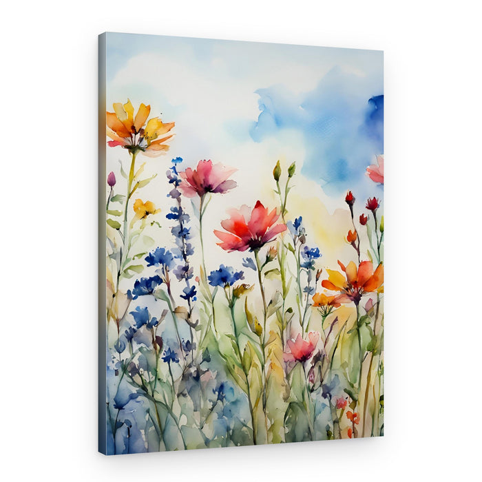 Vibrant Wildflower Meadow – Canvas Print