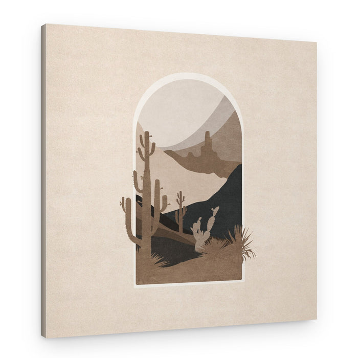 Desert Window Scene – Canvas Print