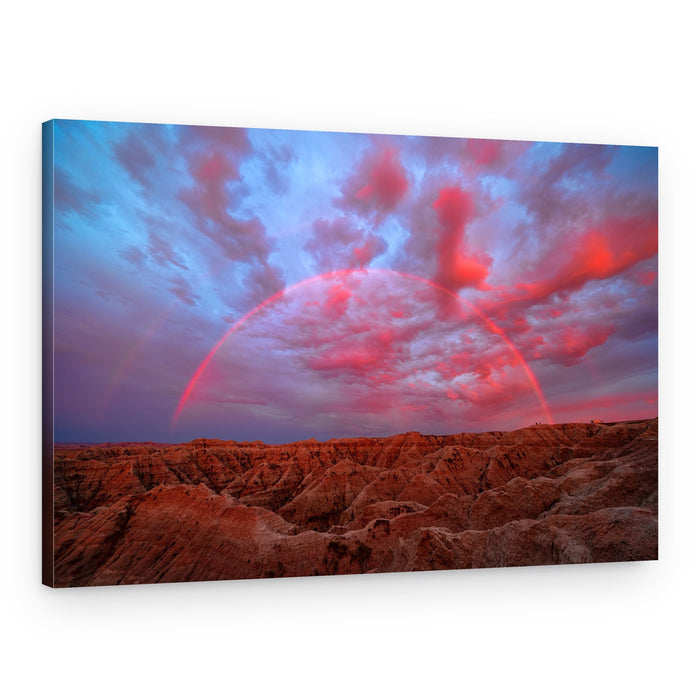 Vibrant Desert Rainbow – Canvas Print
