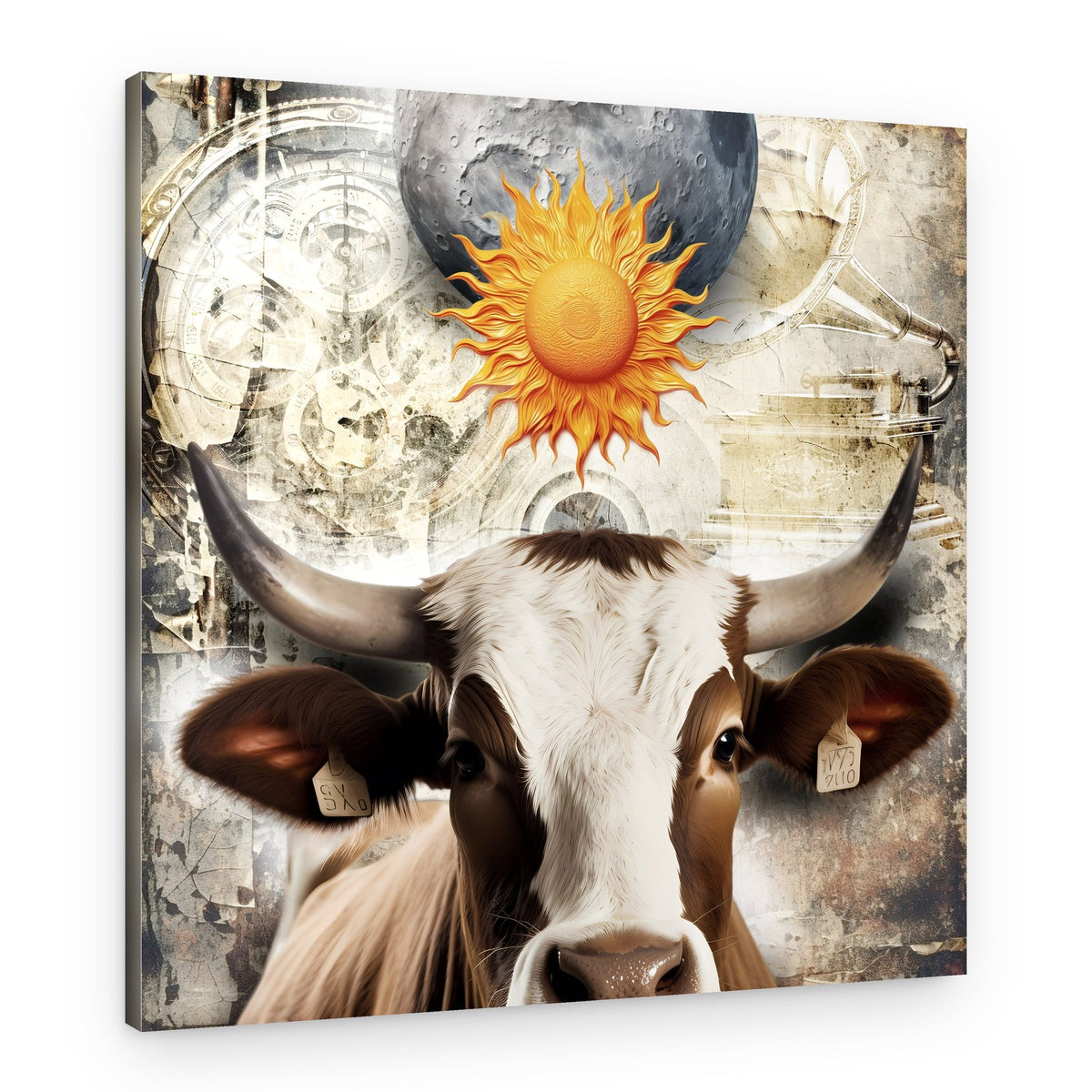 Time Cow 3 – Canvas Print