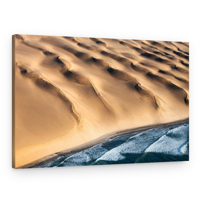 Ocean Meets Desert Sands – Canvas Print