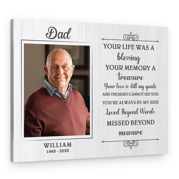 Loved Beyond Words, Missed Beyond Measure Memorial Print