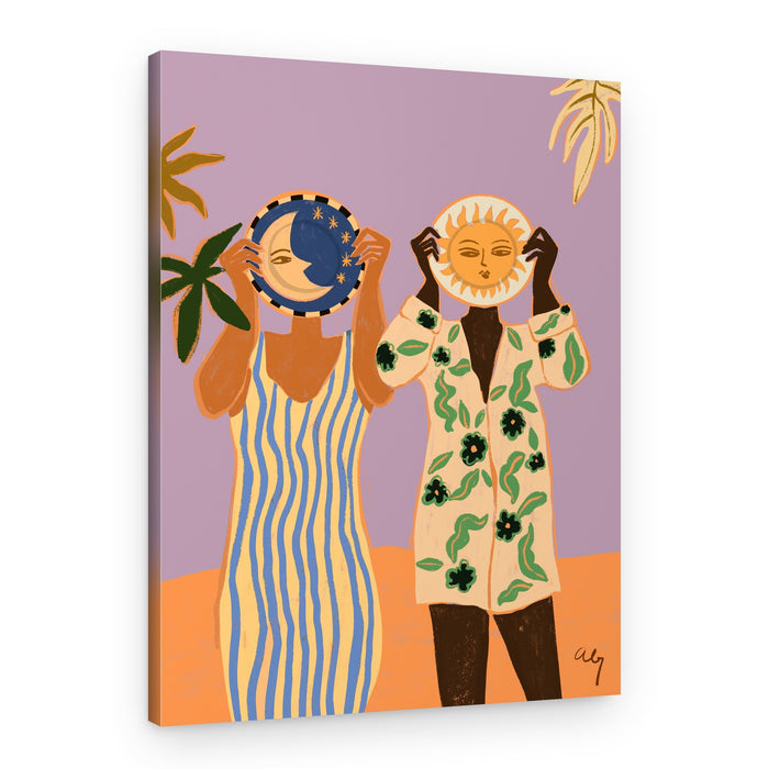 Sun & Moon – Canvas Print
