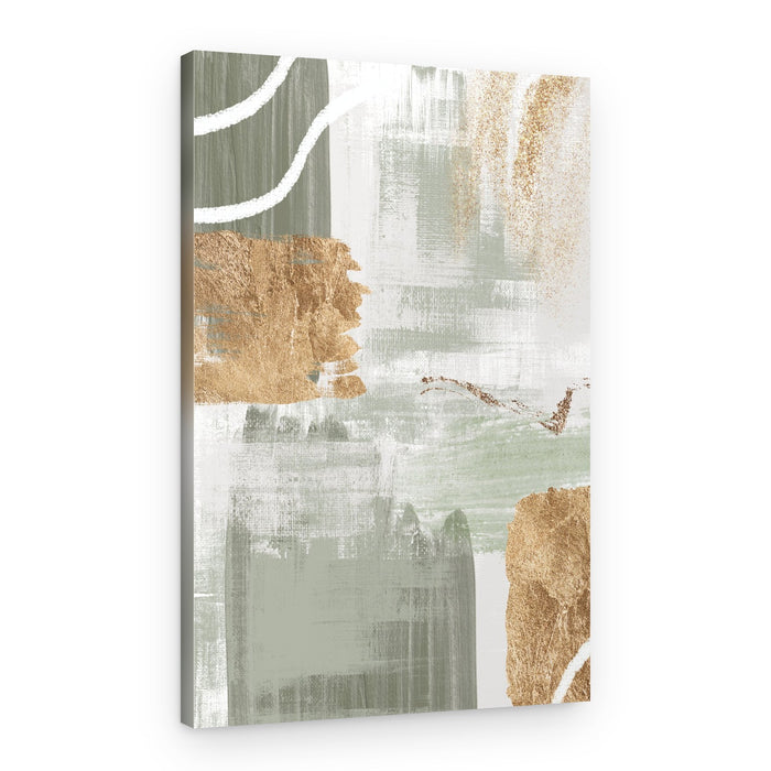 Gold Sage Abstract – Canvas Print