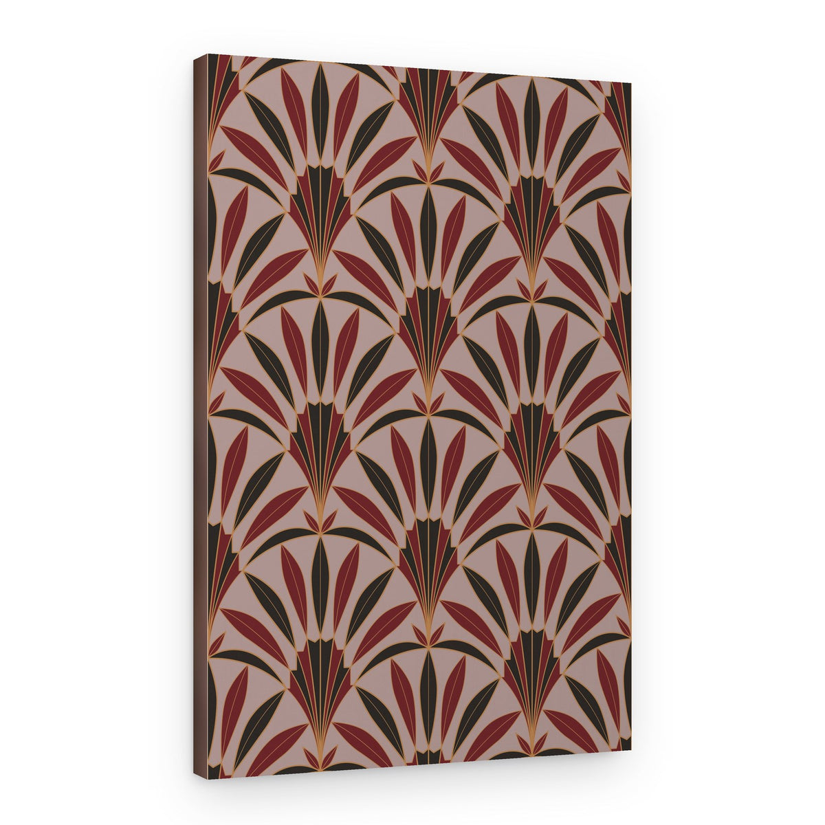 Art Deco Fan Pattern – Canvas Print
