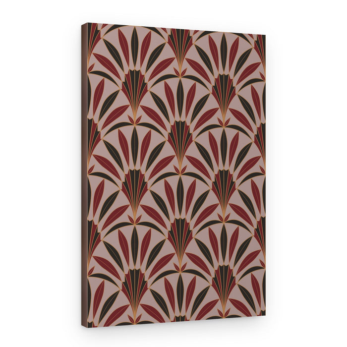 Art Deco Fan Pattern – Canvas Print
