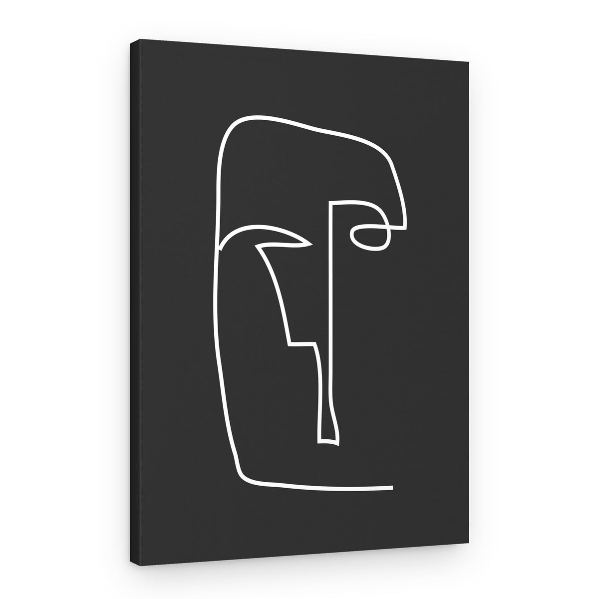 Modern Abstract Face – Canvas Print
