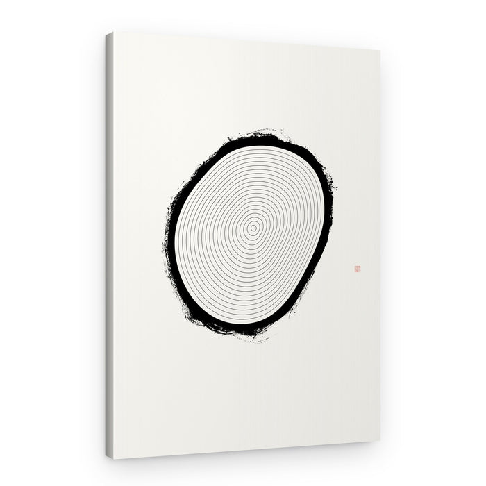 Zen Tree Rings – Canvas Print