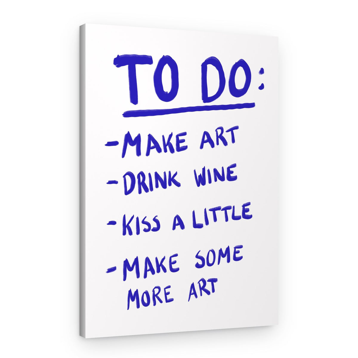 Creative To-Do List – Canvas Print