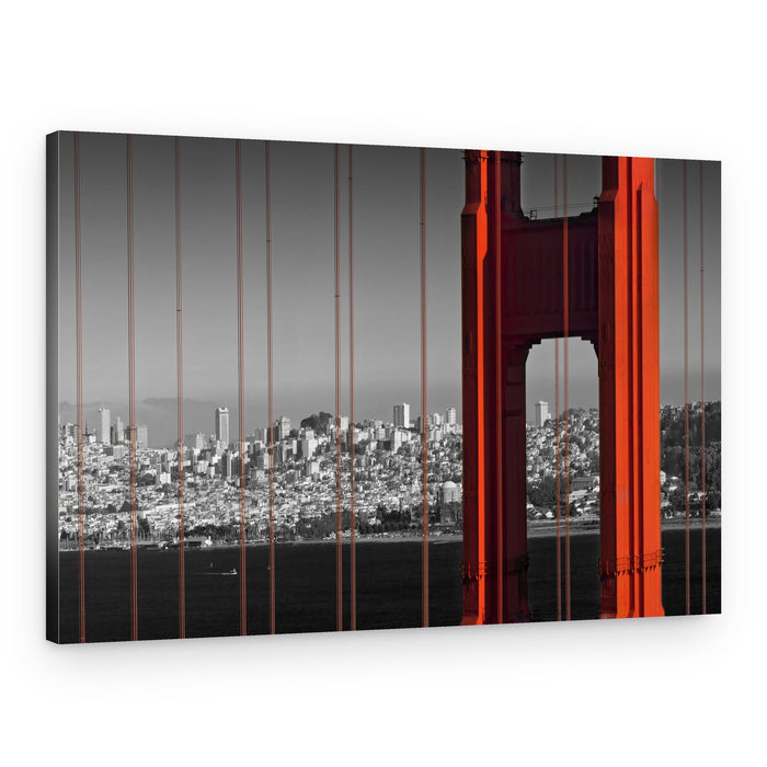Red Bridge San Francisco – Canvas Print