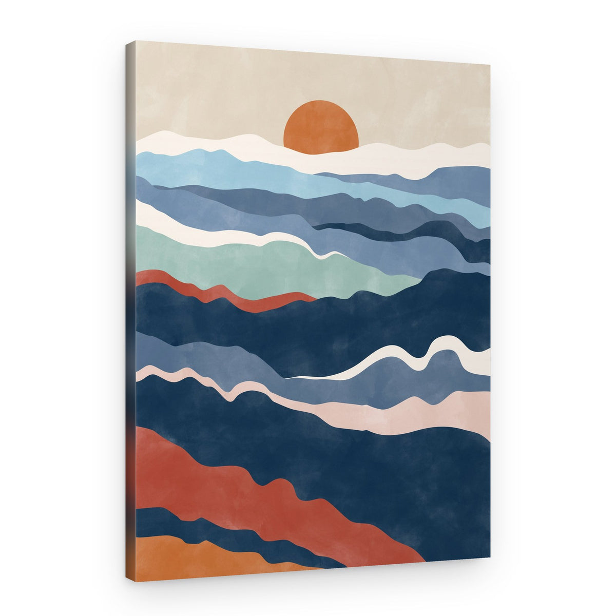 Abstract Mountain Horizon – Canvas Print