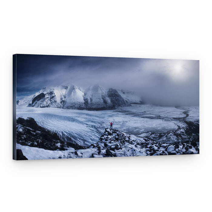Glacier Mountain Adventure – Canvas Print