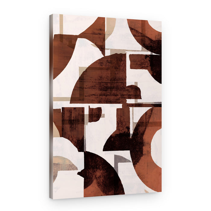 Abstract Earth Tones – Canvas Print