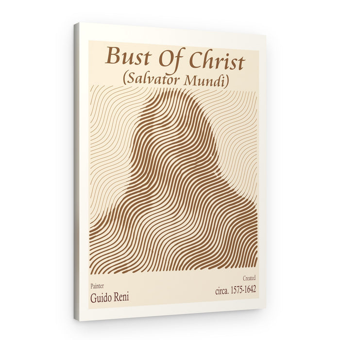 Abstract Christ Bust – Canvas Print
