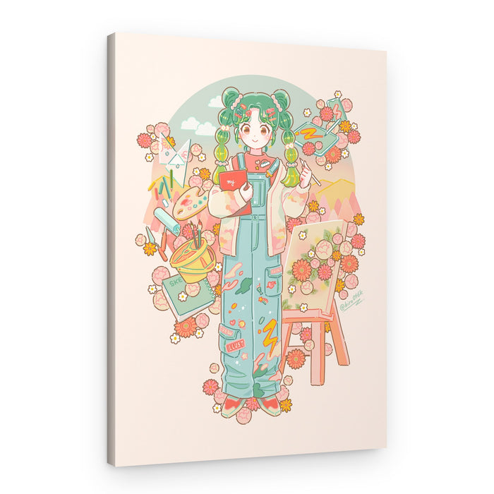 Creative Floral Artist – Canvas Print