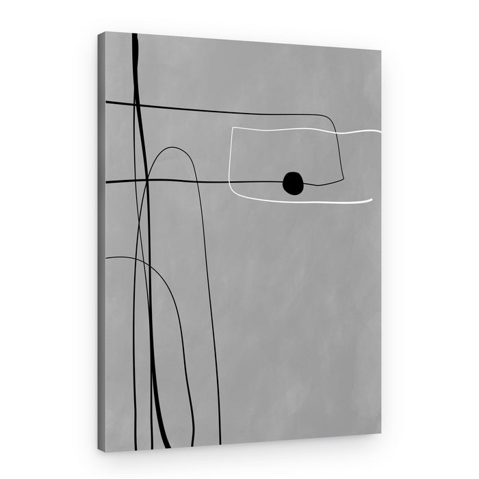 Abstract Line Composition – Canvas Print