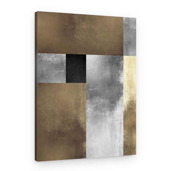 Geometric Metal Textures – Canvas Print